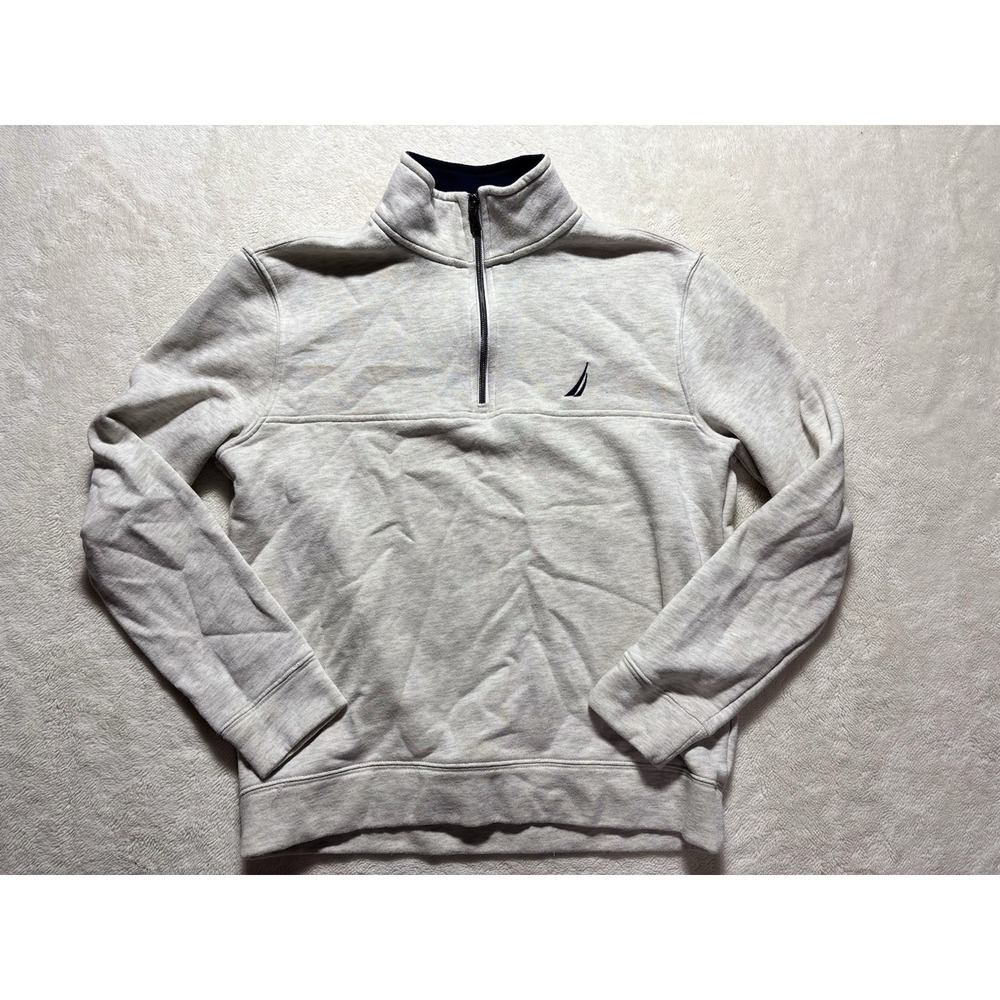 Nautica Pullover Quarter Zip Long Sleeve Size Small